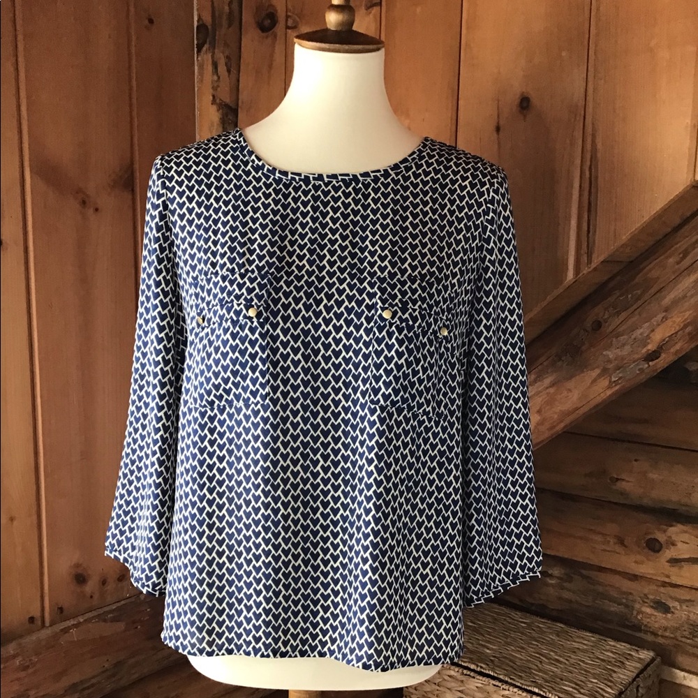 Dalia Collection Blouse- Size Small
